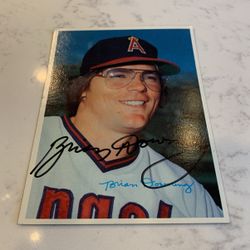 Brian Downing Autographed Topps Baseball Card