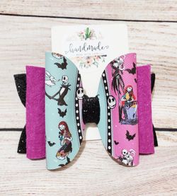 Nightmare before christmas bow