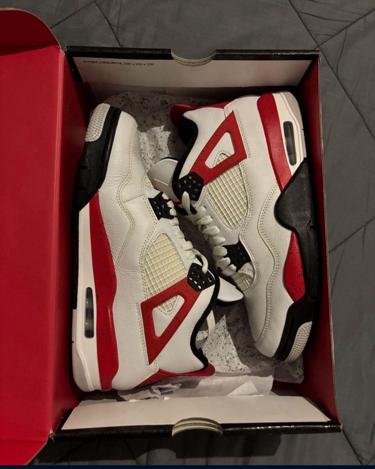 Jordan 4 Red Cements 