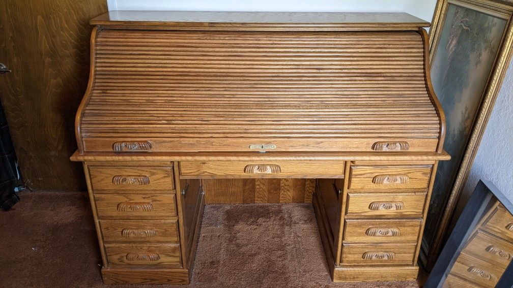 Royola roll top desk deals