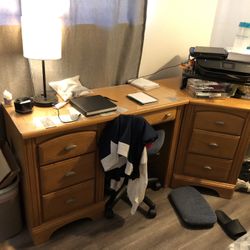 Desk And Dresser Set 