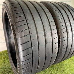 V193  315 30 22 107Y  Michelin Pilot Sport 4S  2 Used Tires 80% Life 