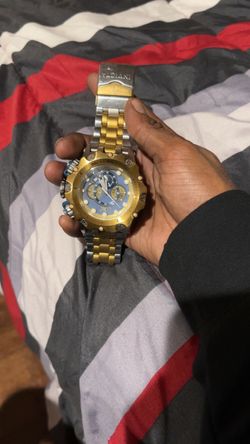Invictus venom watch (gold , blue)