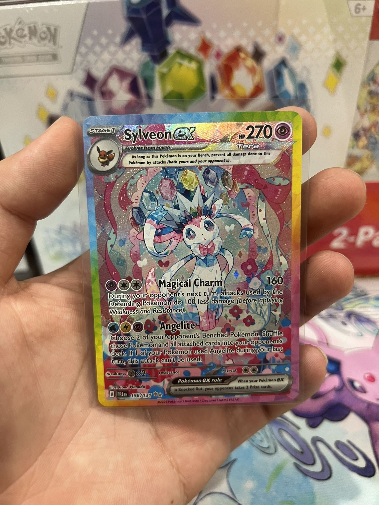 Sylveon ex 156/131 Pokemon Card