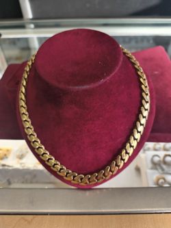14k Gold Cuban link necklace 58.3 grams 24 Long layway available 10%dwon if you interested please make sure you ask for Maribel thank you