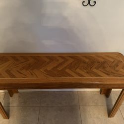 Wood End Table