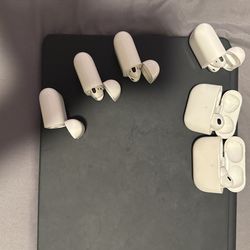 Apple Airpods Lot Of Five Various
