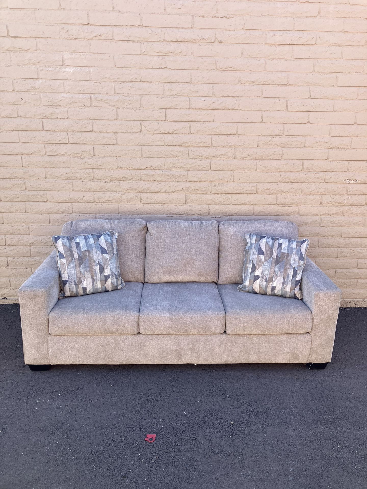 Beige Sleeper Sofa Couch