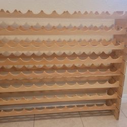 Wood Wine  Rack  (New Never Used)