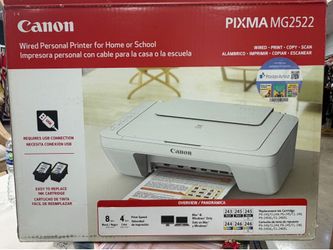 Canon PIXMA MG2522 Wired All-in-One Color Inkjet Printer