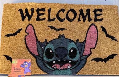 New Disney Stitch 🎃 Coir Doormat Please Read  Post Before Messaging