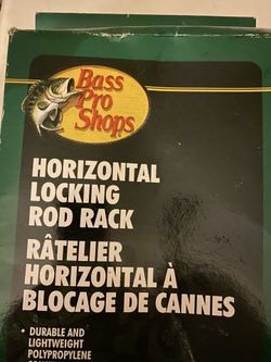 Bass pro shops Horizontal locking rod rack