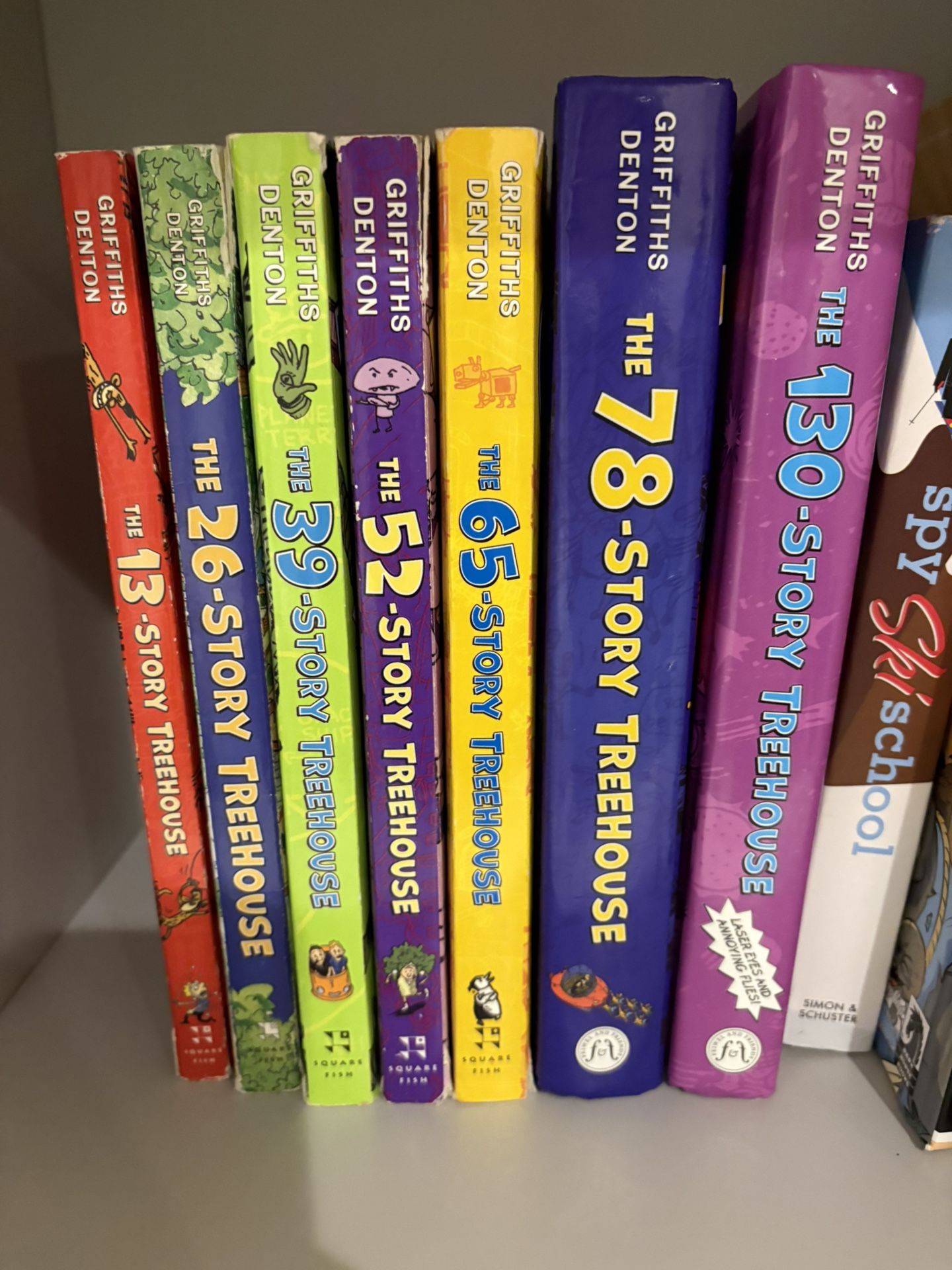 The Treehouse Book Series (7 Books, Andy Griffiths & Terry Denton, Great Condition)
