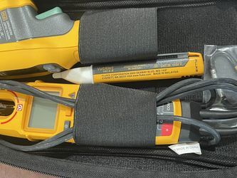 Fluke Electrical Tester, Thermometer gun, And Voltage Tester