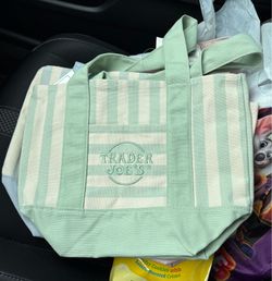Trader Joe’s Mini Tote TRADE for Pink