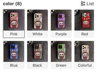 LaBubu cute cartoon Phone Case for all Apple iPhones Type  For Sale.
