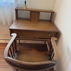 Mid Century Table and Chair Set