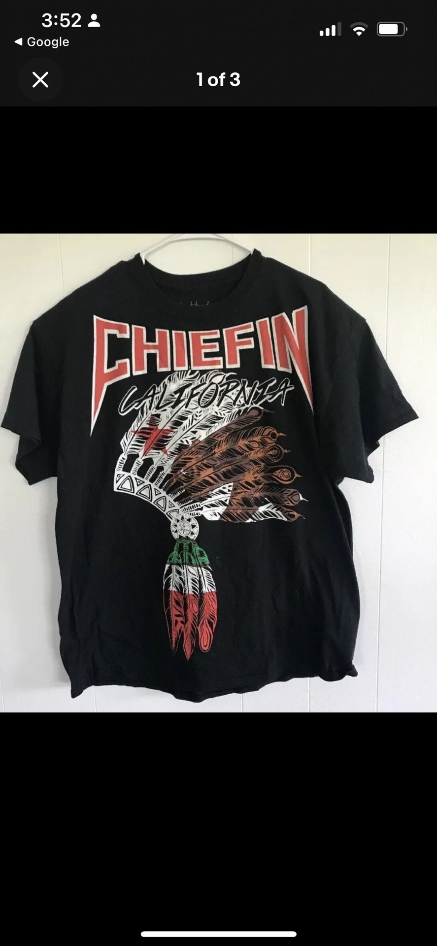 Unique Philip Handsome Mens Black T-Shirt Chiefin California Best Coast Tour