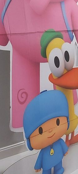 6ft Tall Pocoyo Free Standing Birthday Poster