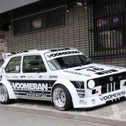 VW Golf MK1 Berg Cup Wide Body Kit – Fender Flares + Front Spoiler Lip