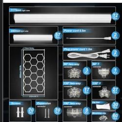 led hexagon lights for ceiling