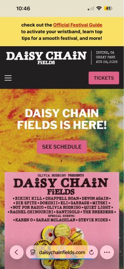 Daisy chain tickets needed
