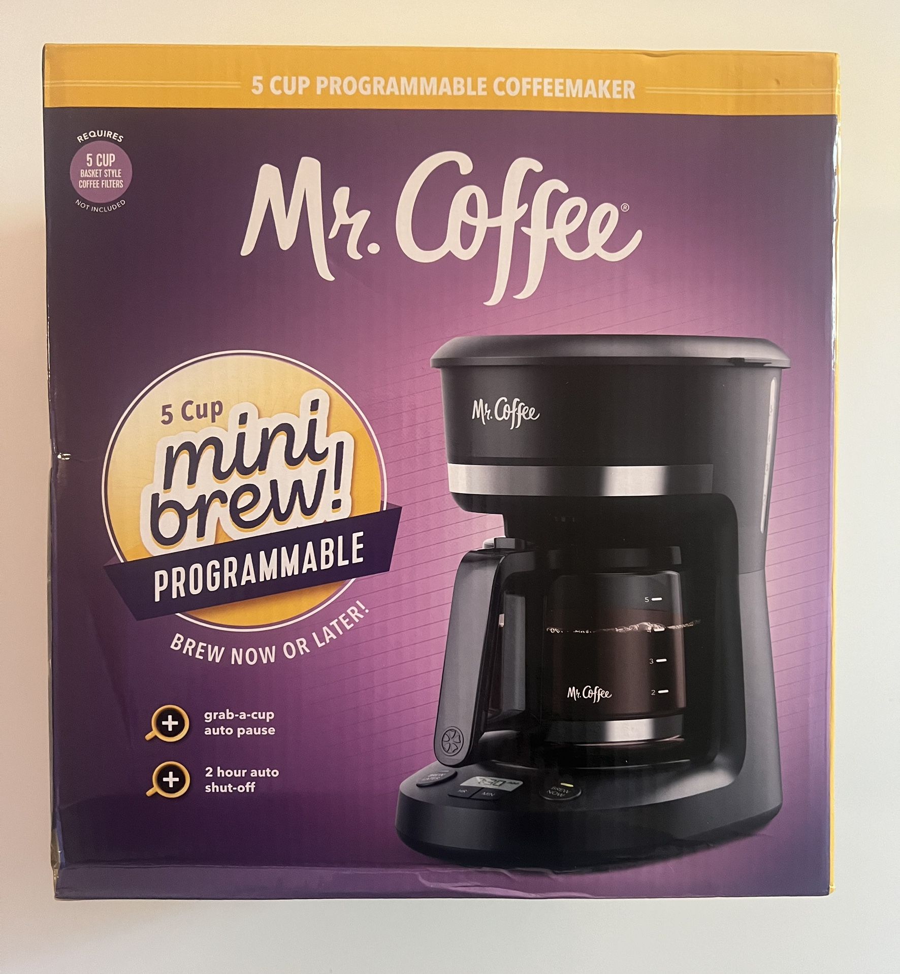 Mr. Coffee 5 Cup Mini Brew Coffee Maker