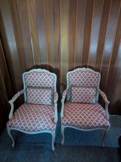 French Provincial Armchairs set of 2