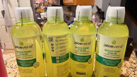 Aloe vera pure juice from italy