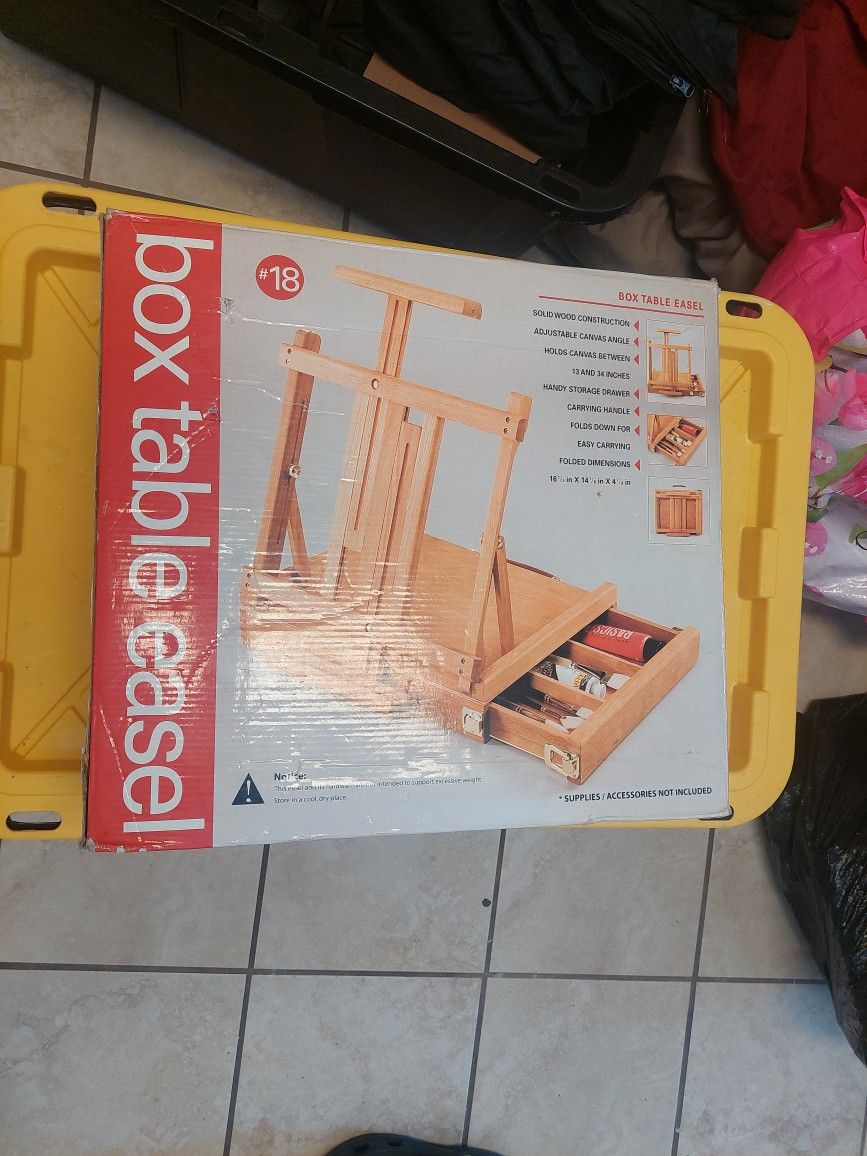Box Table Easel