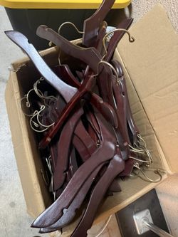 Premium Wooden Cloth Hanger $1 Each 