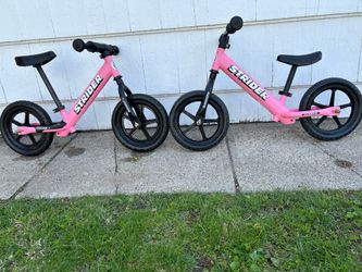 (2) STRIDER Balance Bikes $65 & $80