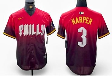 Philadelphia Phillies Bryce Harper Jersey M-XL Sizes
