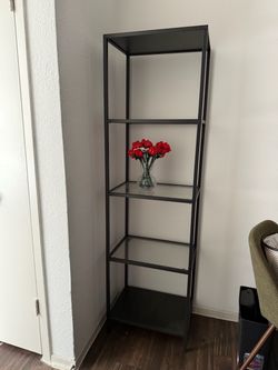 IKEA VITTSJÖ glass display shelf