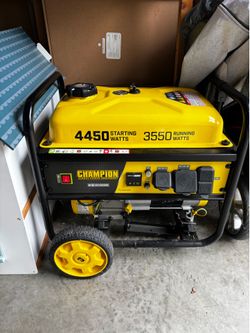 Champion Gas Generator