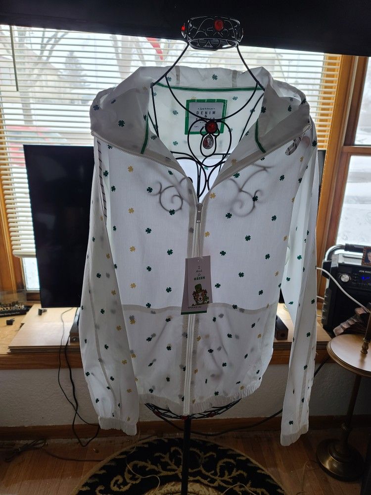 Wms NWT St Patrick's Shamrock Jacket