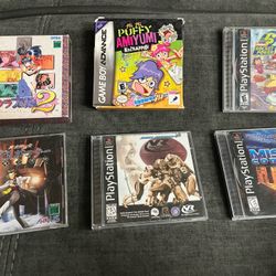 Video Games For Sale/ Sega Saturn / Gameboy/ Ps1