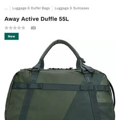 Brand New Away Active Duffle Bag 55L 