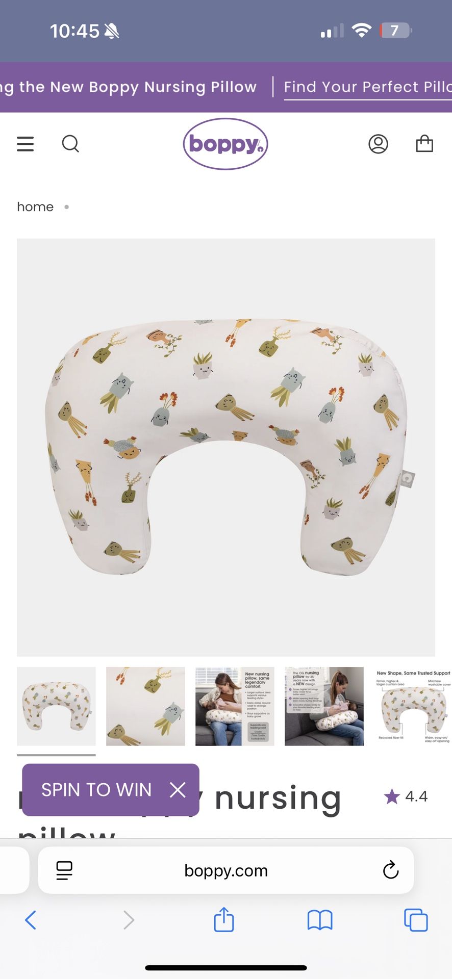 New Boppy Pillow