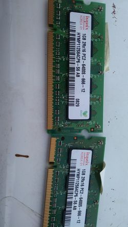 Lap top memories 1gb