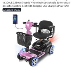 Pink Mobility Scooter