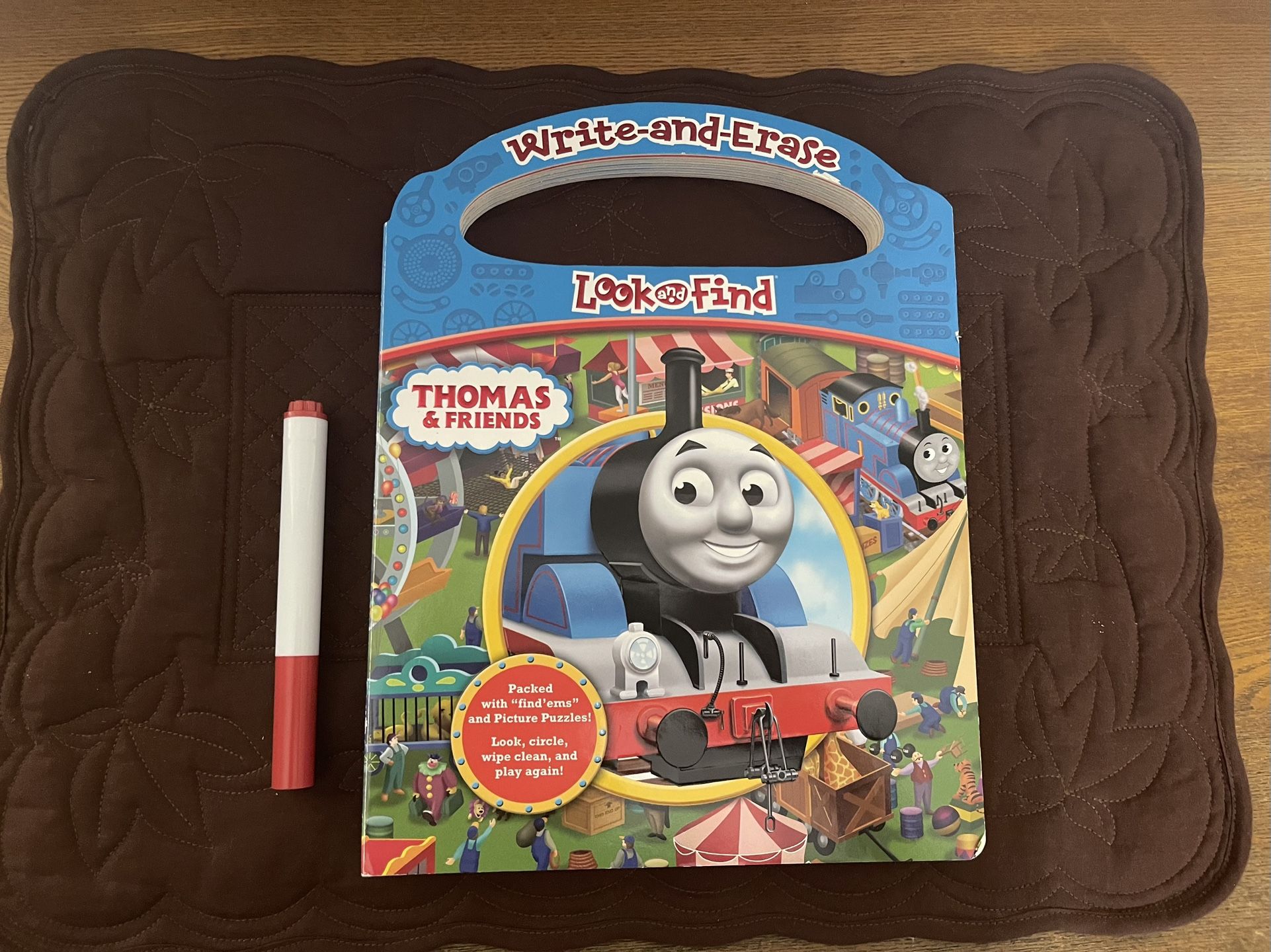 Write-and-Erase Look and Find Thomas & Friends