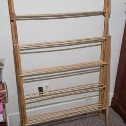 Large Clothes / Quilt Dry Wood Rack 
