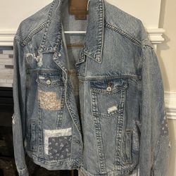 Women’s American Eagle Distressed Denim Jacket