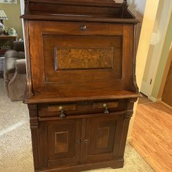 Vintage Antique Secretary Desk