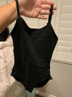 Girls black ballet leotard medium 8-10