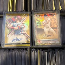 Luke Williams Rookie Auto /50 Gold And /99 Gold Foil 