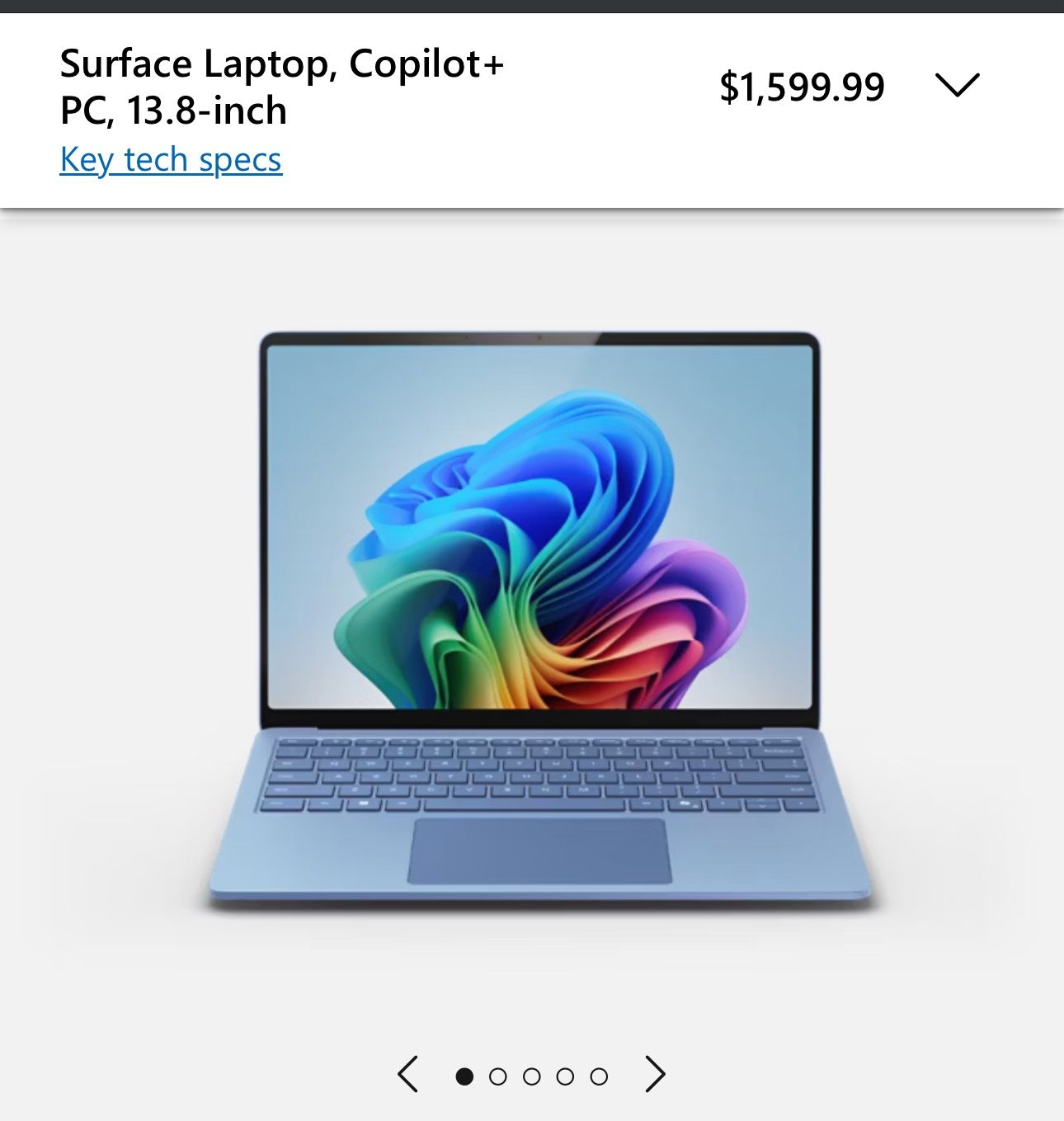 Brand New Microsoft Surface Laptop 7th Edition Snapdragon X Elite 1TB - Sapphire