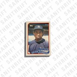 1989 Topps Traded Deion Sanders #110T Rookie Card