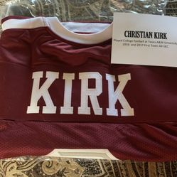 Christian Kirk Autographed Texas A&M Jersey Certified